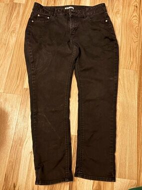 Riders by Lee Black Straight-Leg Women’s Jeans